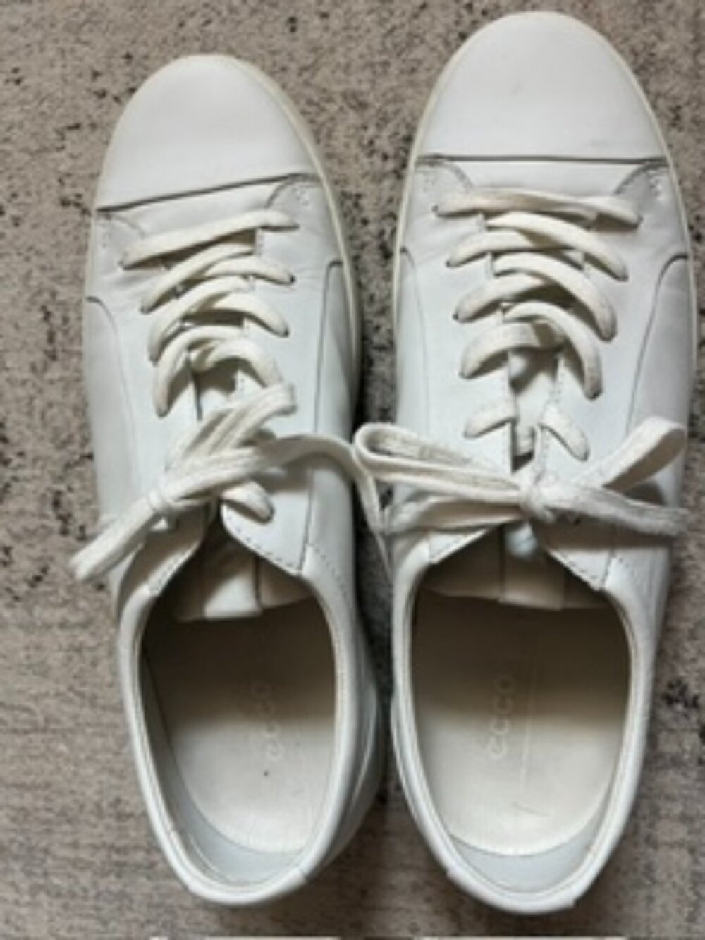 Ecco Soft 7 White Sneakers Men's US 12-12.5